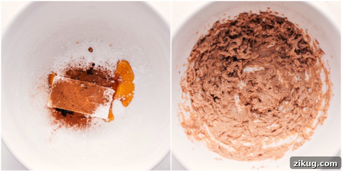 Mixing the Honey Butter to Perfection All the ingredients for the honey butter recipe, beautifully mixed together in a bowl, showcasing its smooth and creamy texture.