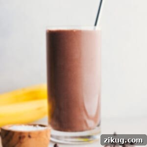 The best Chocolate Protein Shake recipe that tastes like a milkshake.