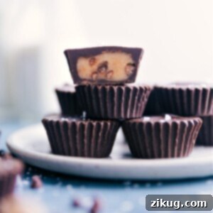 Finished Cookie Dough Cups, neatly arranged and ready to be served.