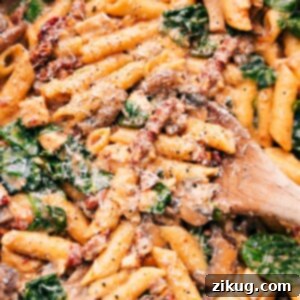 Creamy Garlic Chicken Penne 2 img 3089 8