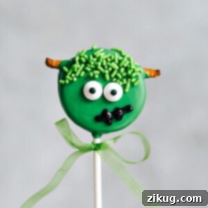Spooky Halloween Oreo Pops 8 Frankenstein Oreo Pop