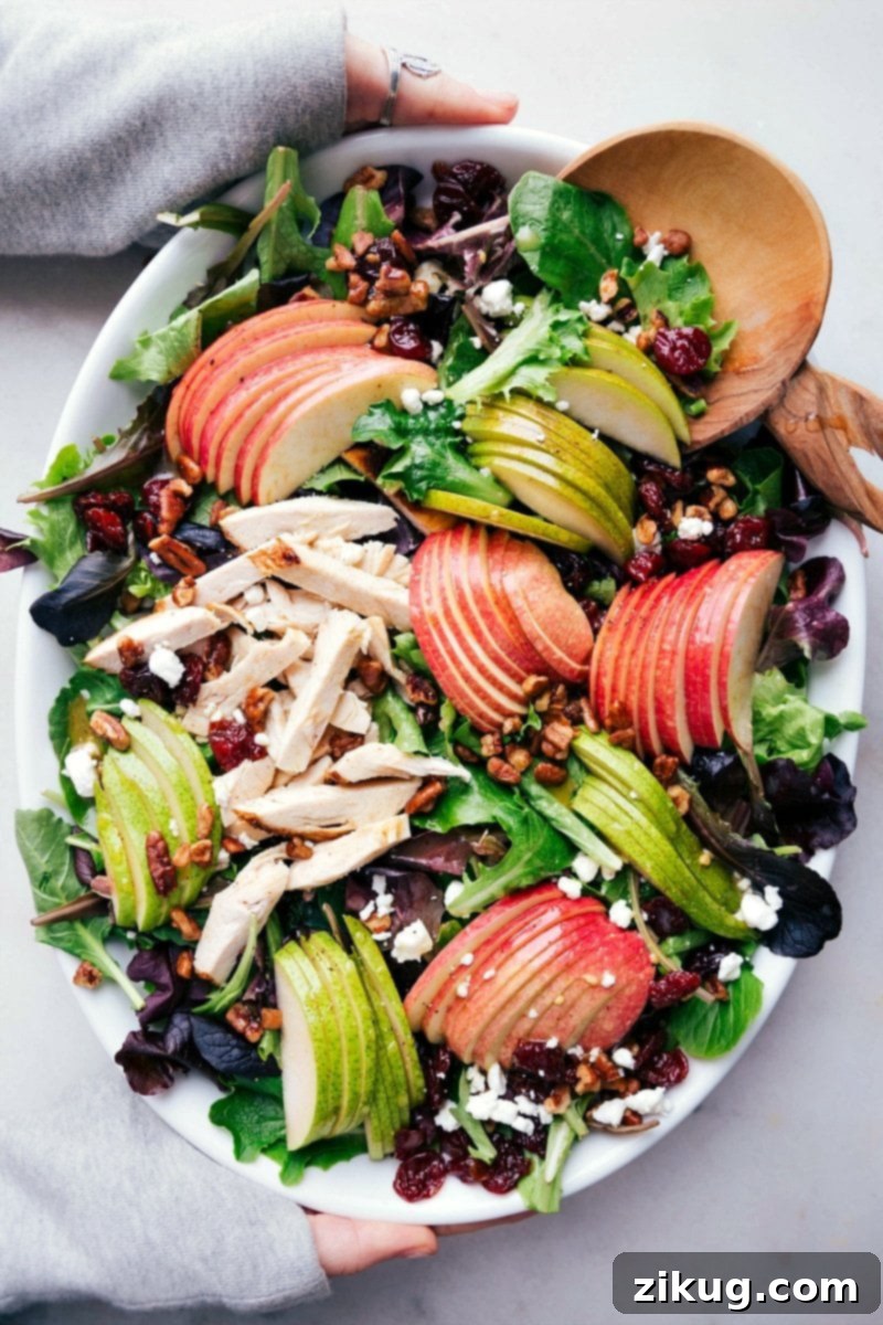 Delightful Apple Salad Ready for Serving Bowl of refreshing apple salad, beautifully prepared and ready to be served.