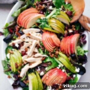 Crisp Apple Salad 4 Bowl of refreshing apple salad, beautifully prepared and ready to be served.