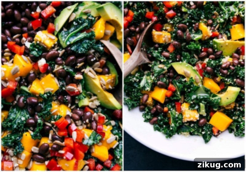 A bowl full of the vibrant, freshly prepared dish.