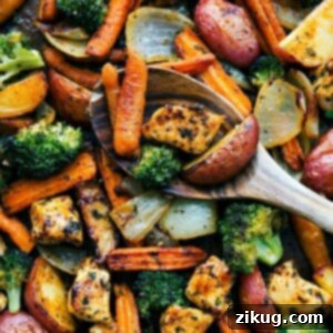 Main image for One Pan Roasted Garlic Parmesan Chicken and Veggies recipe