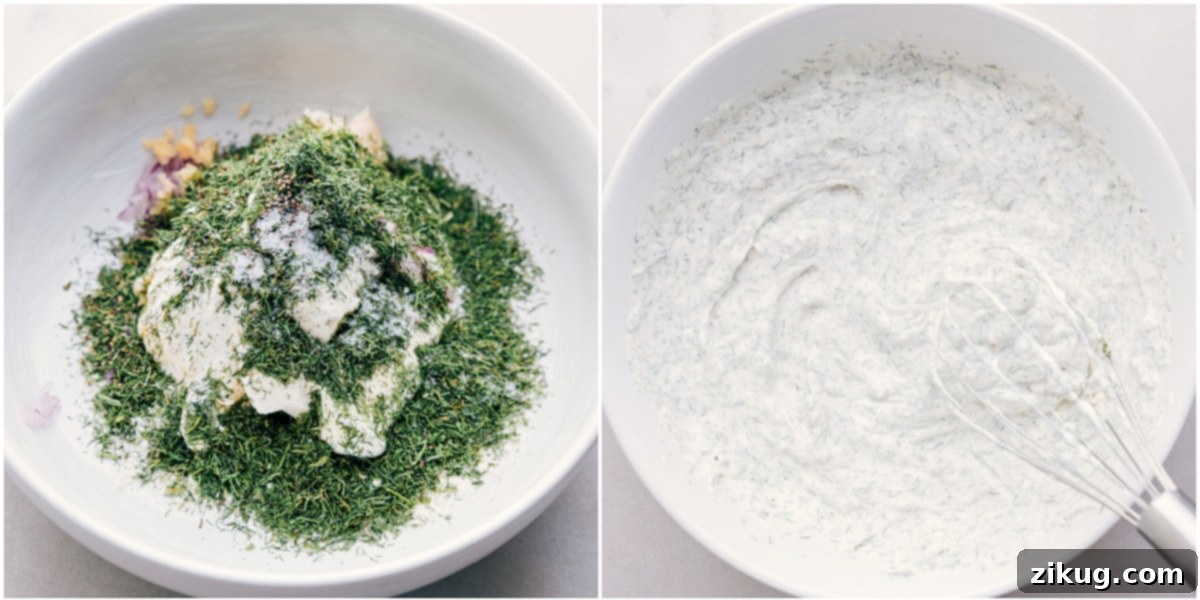 How To Easily Make Homemade Veggie Dip All the creamy, flavorful veggie dip ingredients are added to a large bowl and being whisked together until smooth and perfectly combined.