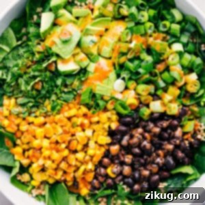 Quinoa Corn Salad in a bowl