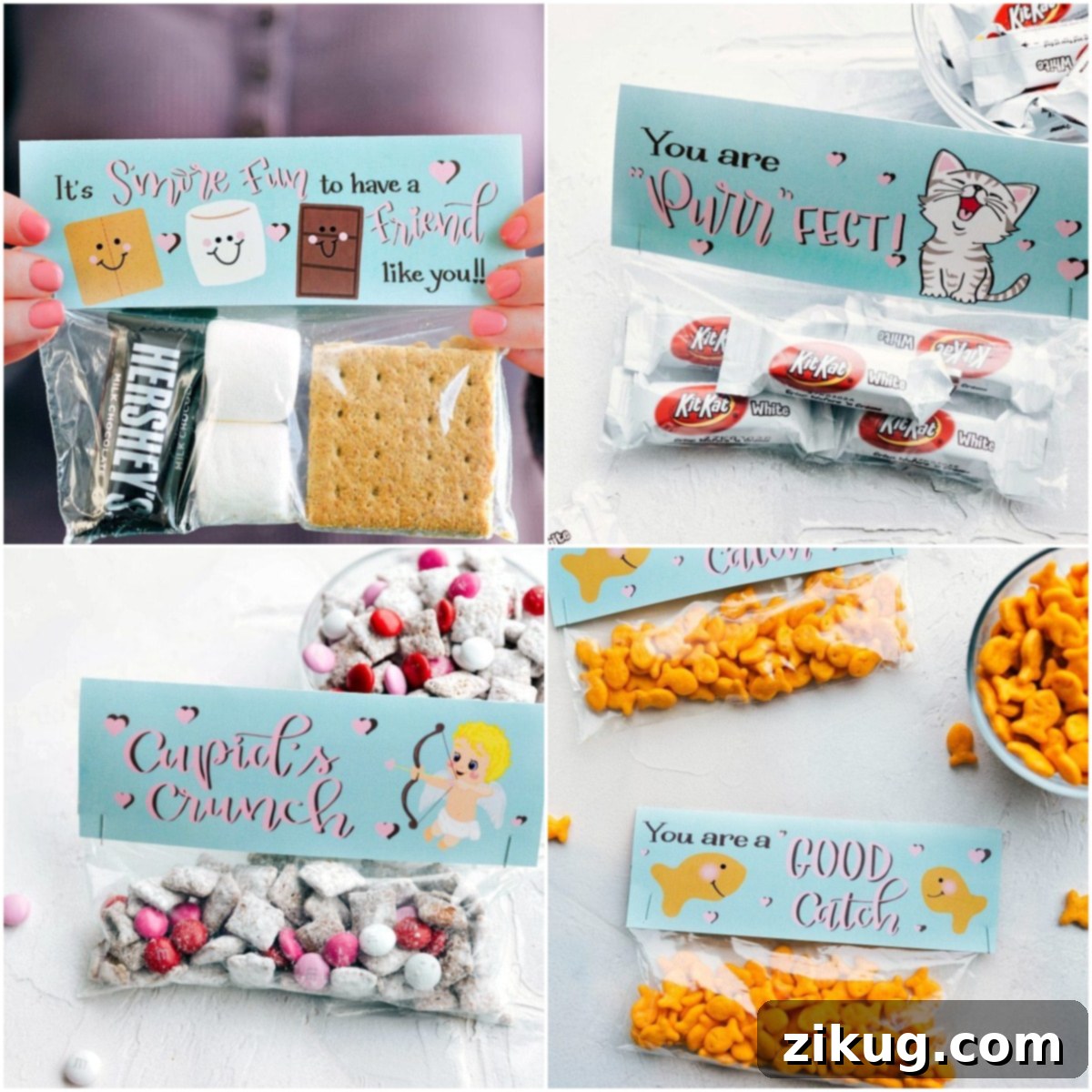 Effortless Valentine's Day Gift Ideas 2 Easy homemade Valentine's Day gift ideas with printable toppers.