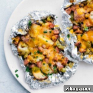 Cheesy Sausage & Potato Foil Pack