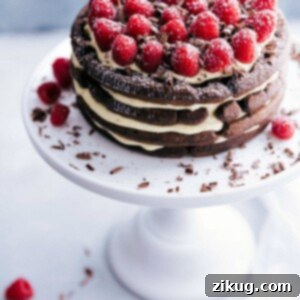A visually appealing Waffle Cake, rich with chocolate layers and creamy filling, ready to serve.