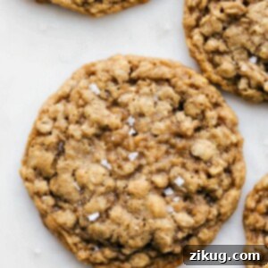 Delicious homemade oatmeal cookies on a cooling rack, ready to be enjoyed.