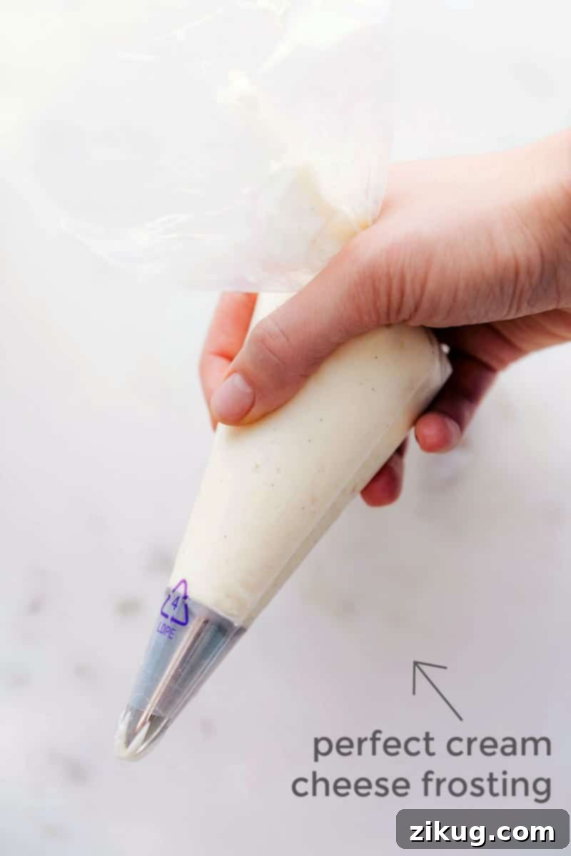 Cream Cheese Frosting, smooth and creamy, perfect for any dessert
