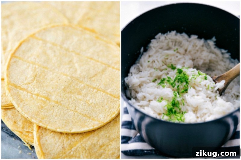Serve Vegetarian Fajitas in a tortilla or over rice! Vegetarian Fajitas being prepared, with freshly chopped vegetables and seasoning.