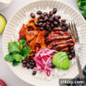 The ultimate Sweetgreen Copycat BBQ Chicken Bowl, beautifully presented and ready to be savored.