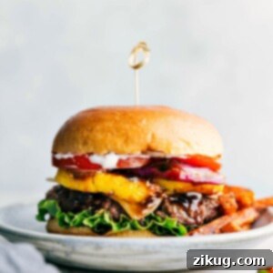 Homemade Teriyaki Burgers 2 Ready to eat delicious and flavor-packed teriyaki burger, complete with all its toppings between a buttery bun and fries on the side.
