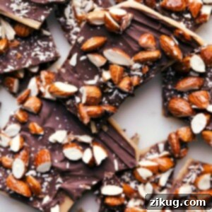Finished crunchy toffee dessert on a plate, tempting and ready to be enjoyed.