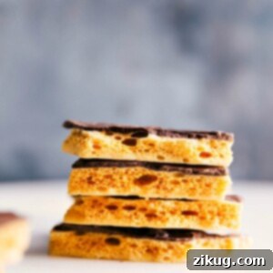 Homemade Honeycomb Candy