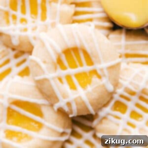 Lemon Curd Cookies, beautifully glazed and ready to eat.