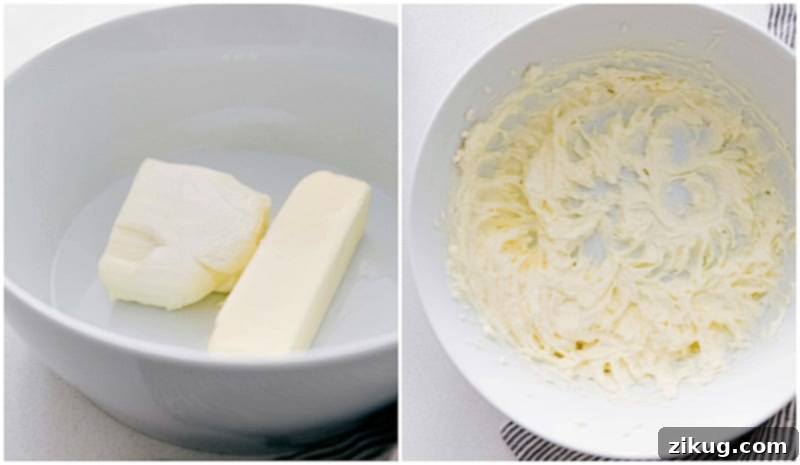 Process shots: making Mint Chocolate Chip Cookies - showing ingredients being mixed in a bowl.