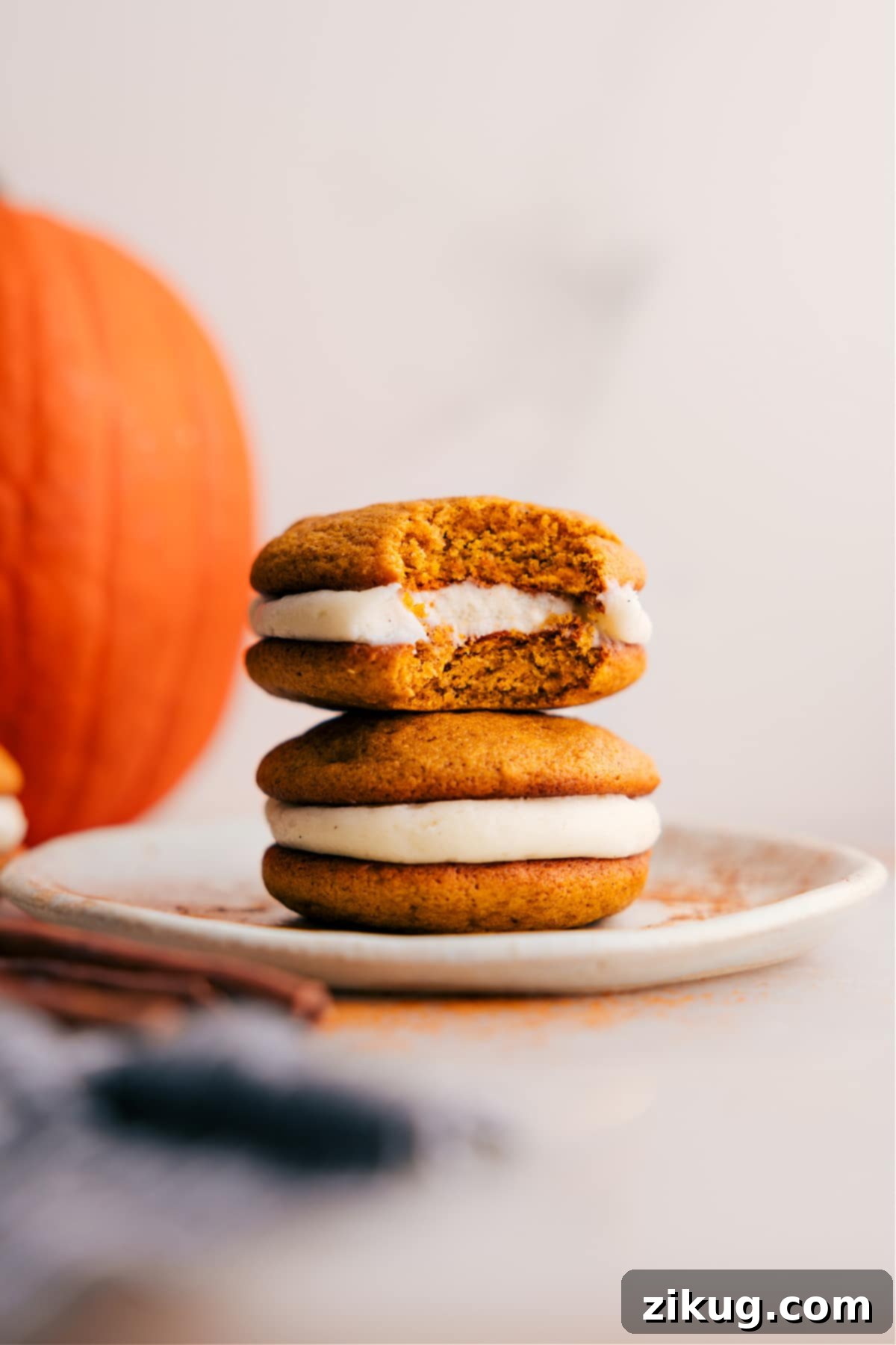 Fall's Favorite Pumpkin Whoopie Pies 2 Pumpkin Whoopie Cookies with Delicious Filling - Irresistible Treat