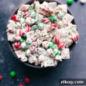 Sugar Cookie Snack Mix - a delicious holiday treat