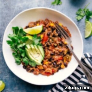A bowl of Crockpot Quinoa with toppings