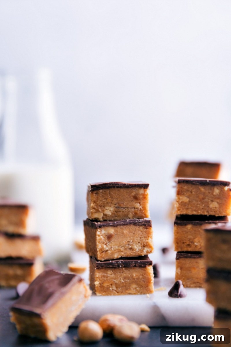 Image of a stack of Buttercrunch Candy squares.