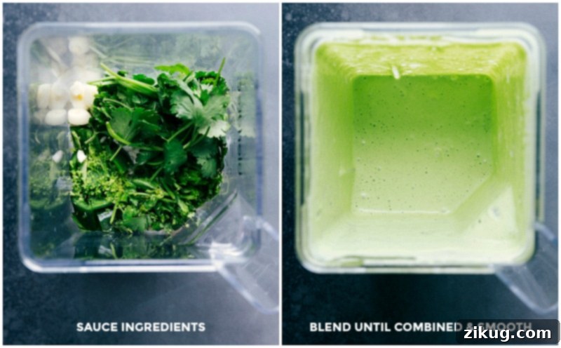Preparing Sauce in Blender: Processing Ingredients Until Smooth Making sauce by blending all ingredients in a blender until smooth.