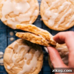 A stack of delightful maple cookies, each perfectly glazed and ready to be savored.
