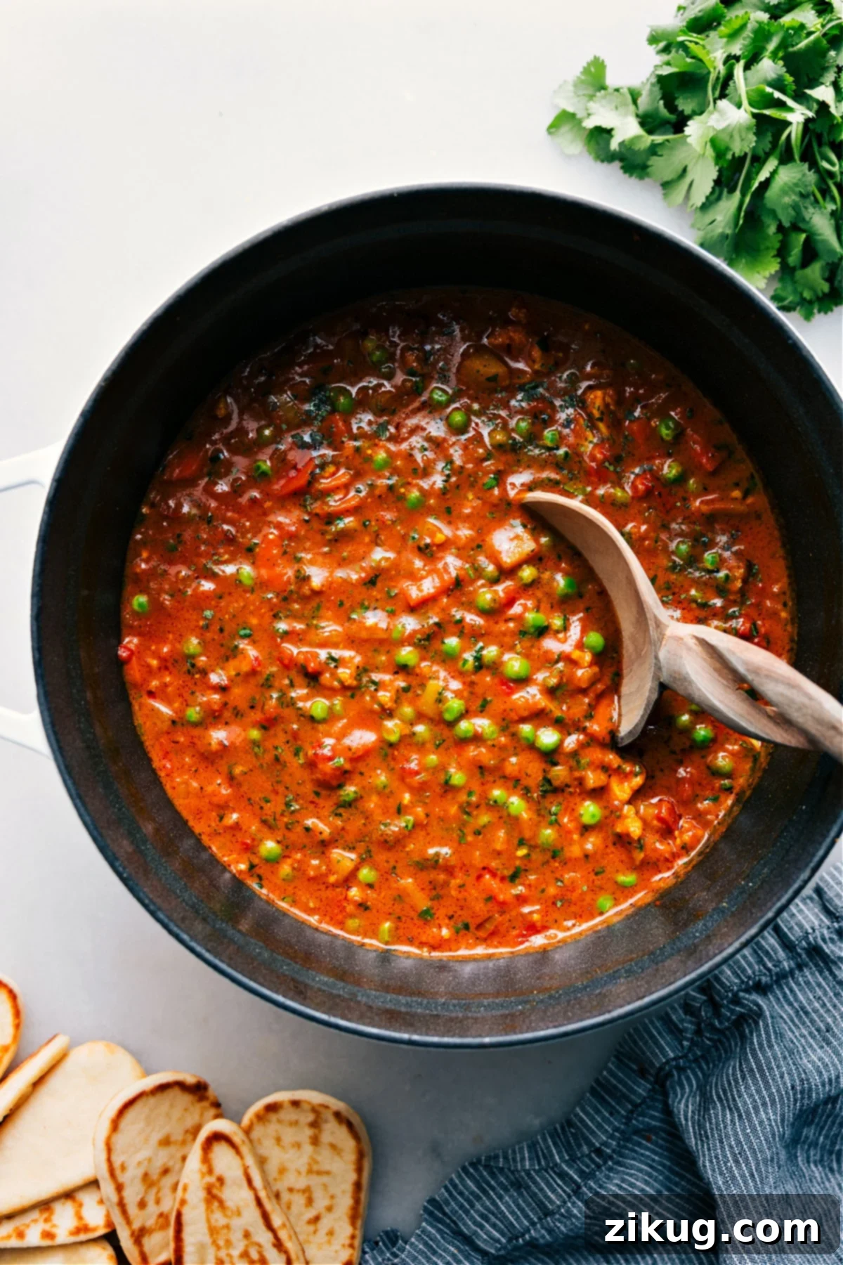 The Best Homemade Vegetable Masala Recipe A vibrant pot of homemade Vegetable Masala, brimming with colorful vegetables and rich, creamy sauce, ready to be served and savored.