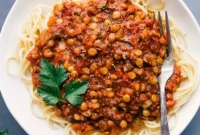 Hearty Lentil Bolognese