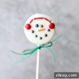 Snowman Oreo Pop thumbnail