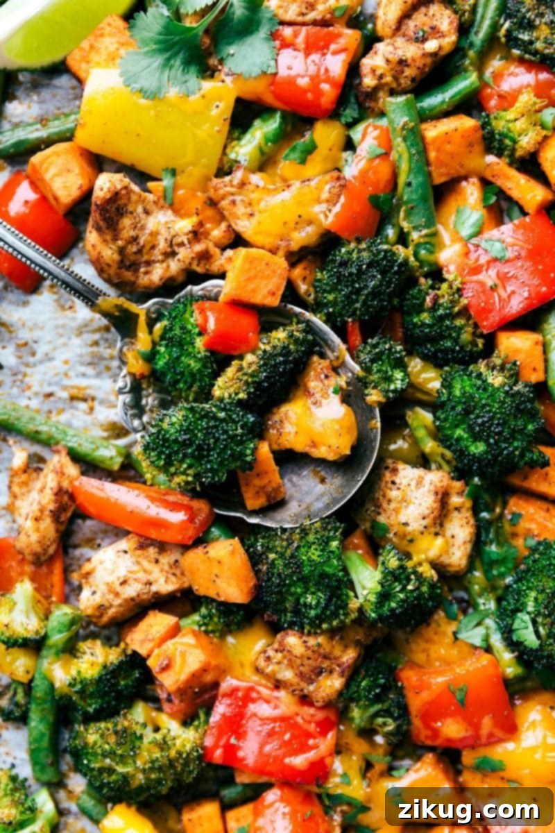 Sheet Pan Roasted Chicken and Vegetables 3 One Pan Healthy Chicken and Veggies - a great healthy way to meal prep for the week! Recipe via chelseasmessyapron.com