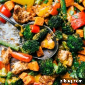 Sheet Pan Healthy Chicken and Veggies with seasoning
