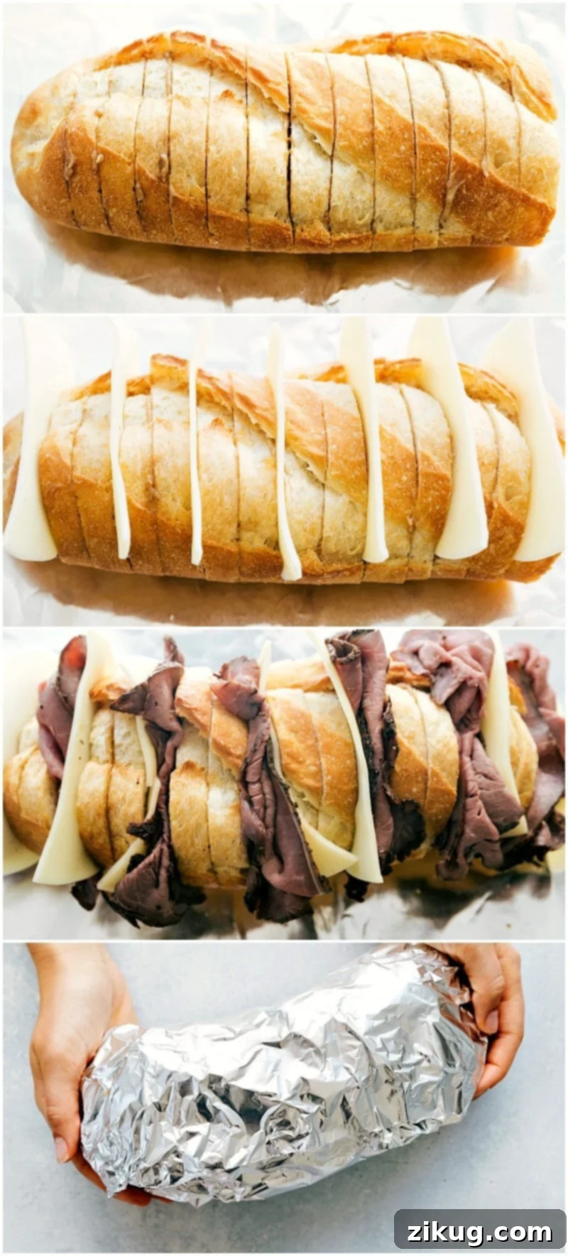 Savory French Dips in Foil 3 FOIL PACK French Dip Sandwiches! You will be blown away with how good and how EASY these are! Everyone loves them!! chelseasmessyapron.com