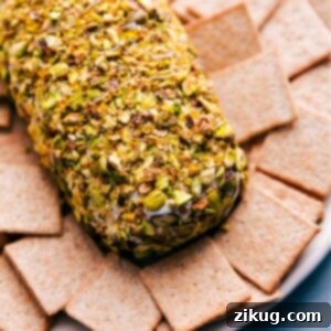 Pistachio Crusted Goat Cheese Ball 2 Pistachio Goat Cheese Ball, a delicious and easy appetizer.