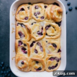 Zesty Lemon Blueberry Buns 2 Scrumptious lemon-blueberry sweet rolls, a delectable pastry treat.