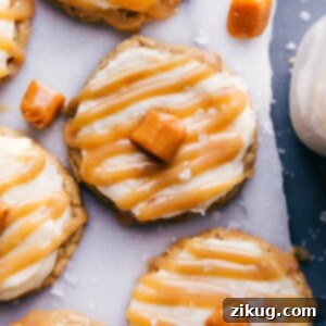 Caramel Sea Salt Delights 3 A bunch of Salted Caramel Cookies.