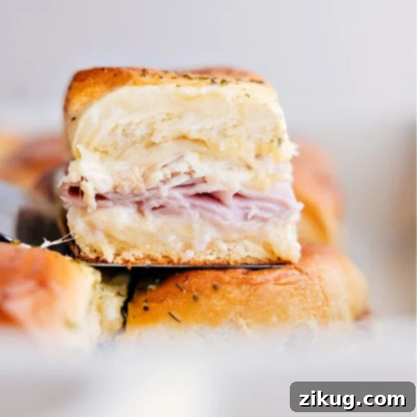 Chicken Cordon Bleu Sliders
