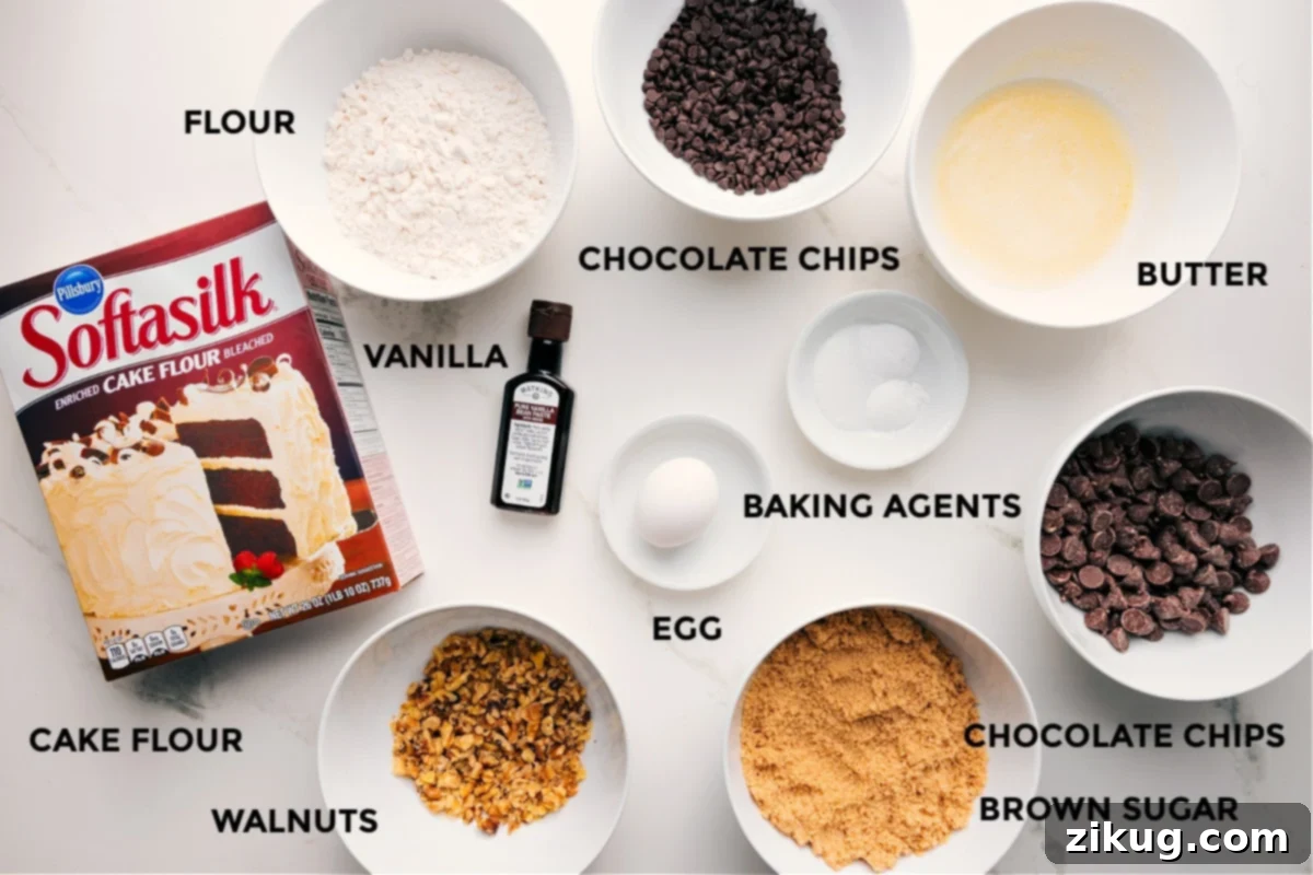 Essential Ingredients for Levain Cookies Levain Cookie Recipe Ingredients