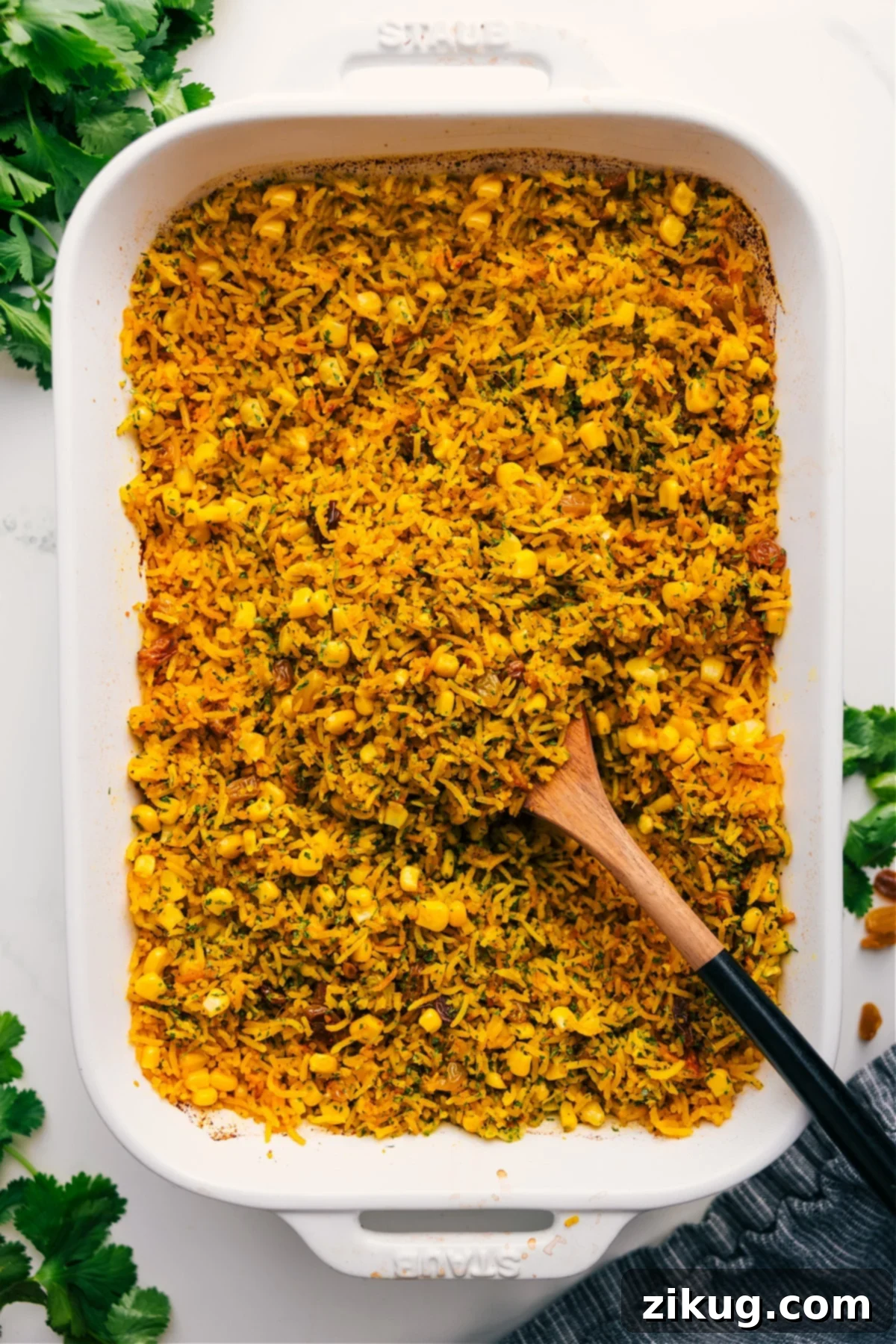Golden Saffron Rice Delight 2 Yellow Rice Recipe In The Pan