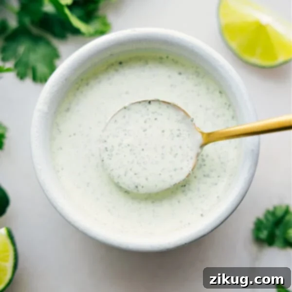 Cilantro Lime Sauce