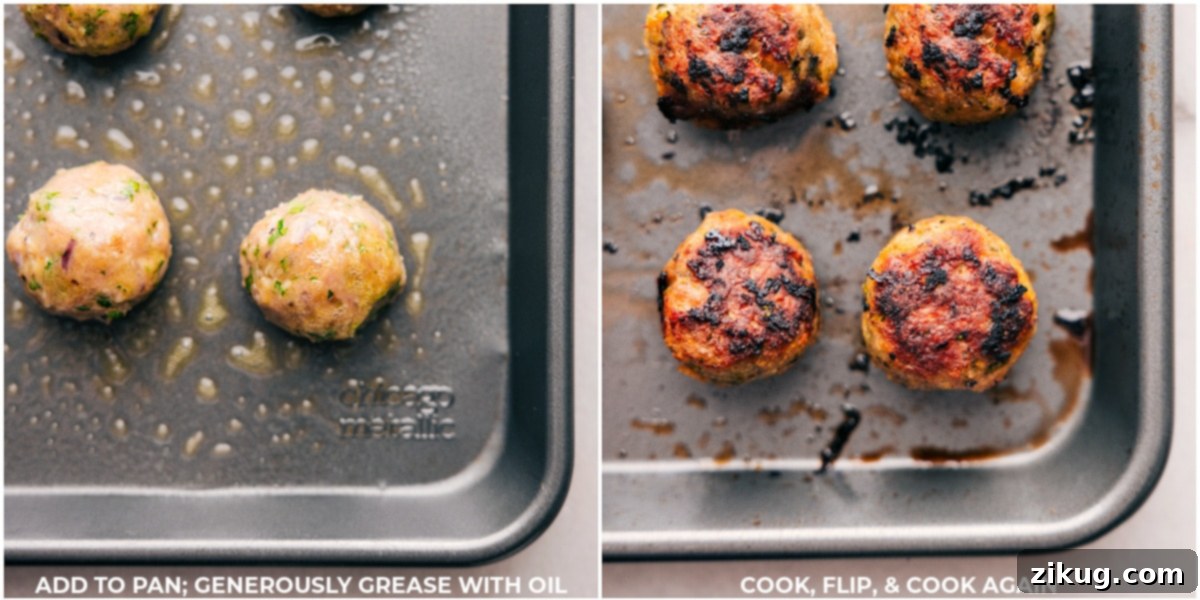 Baking to Perfection Baking Greek Turkey Meatballs