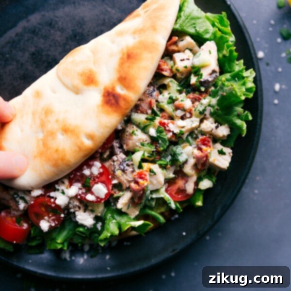 Greek Chicken Wrap