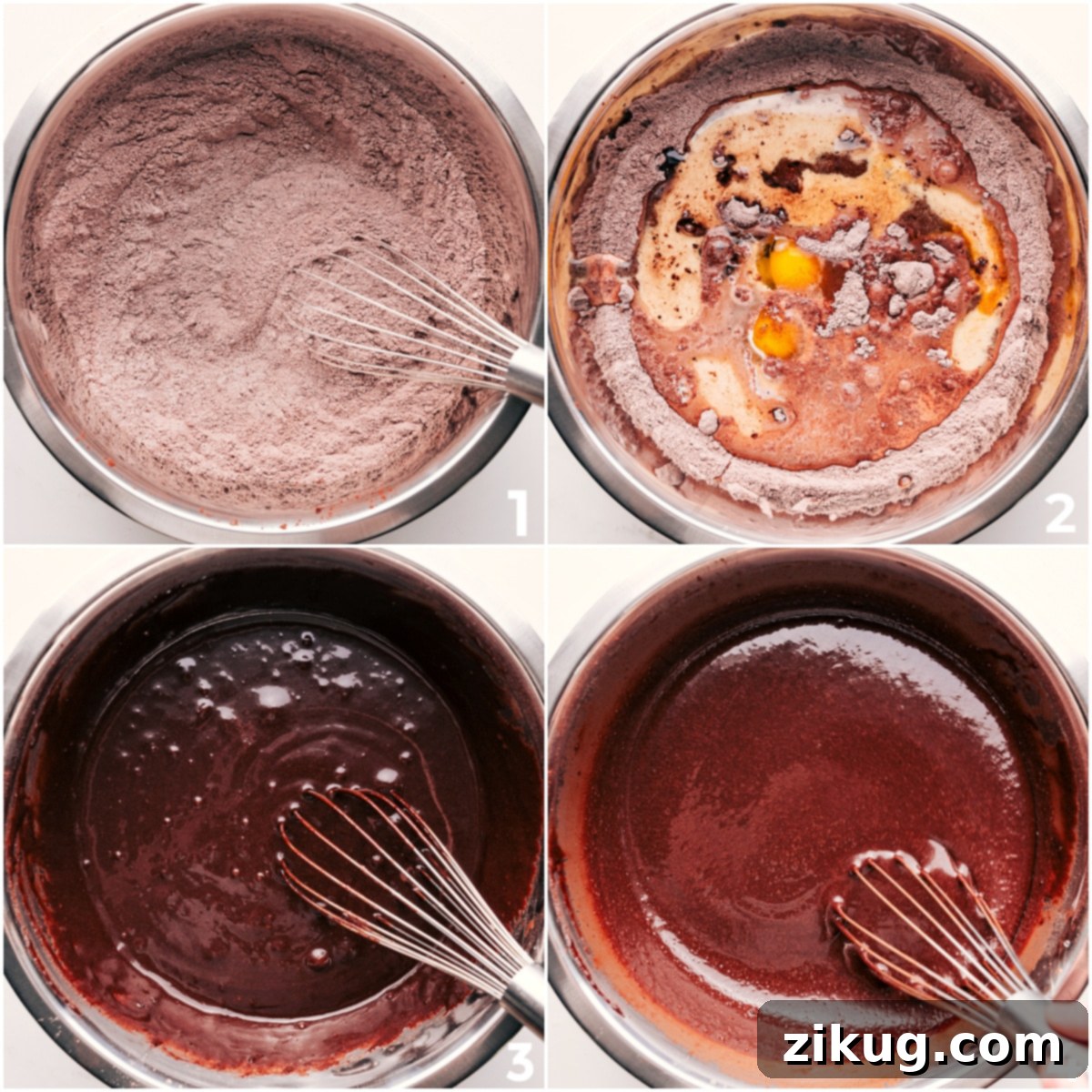 How To Make This Chocolate Cake Recipe Mixing Chocolate Cake Batter