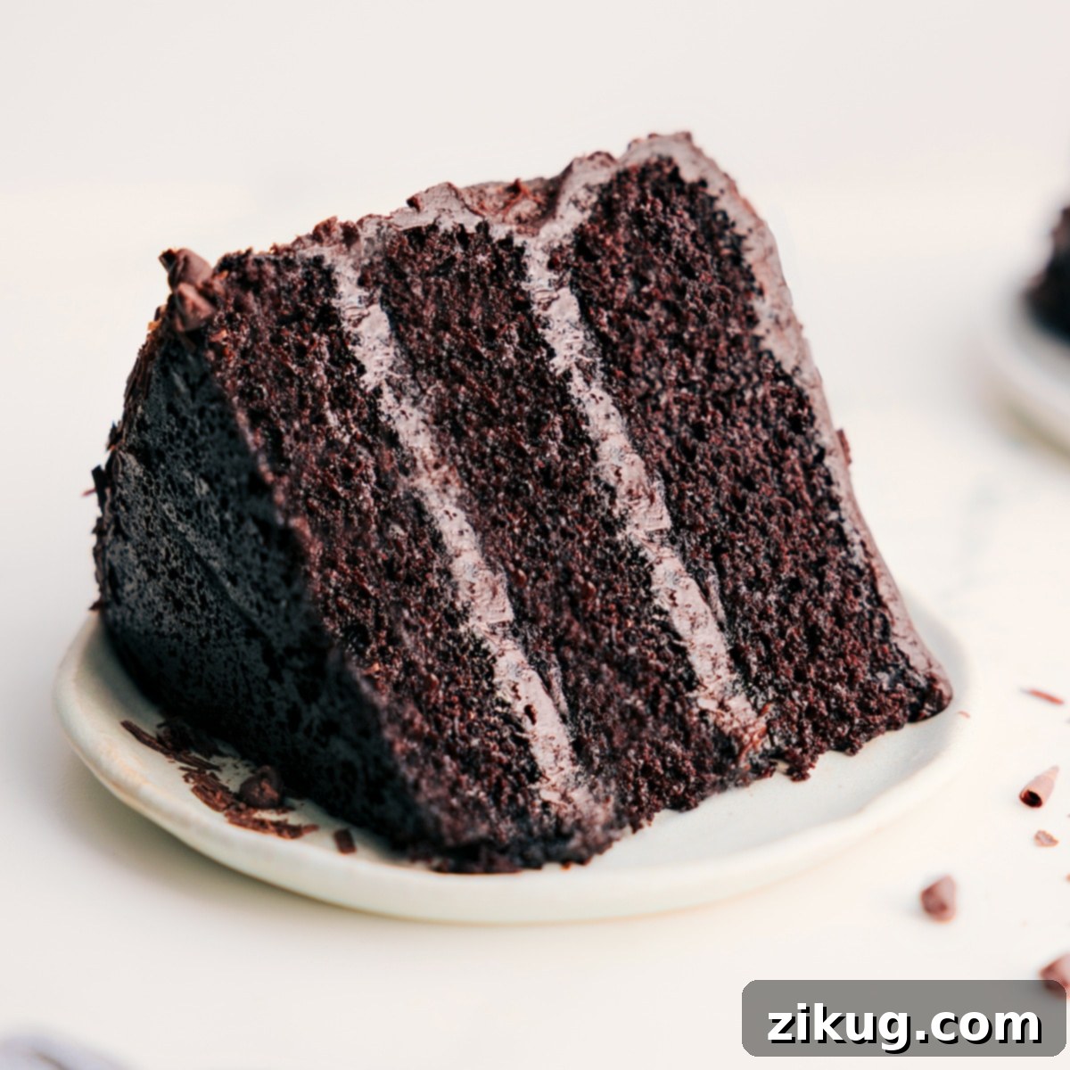 Decadent And Delicious Slice Of This Chocolate Cake Recipe Slice of Chocolate Cake