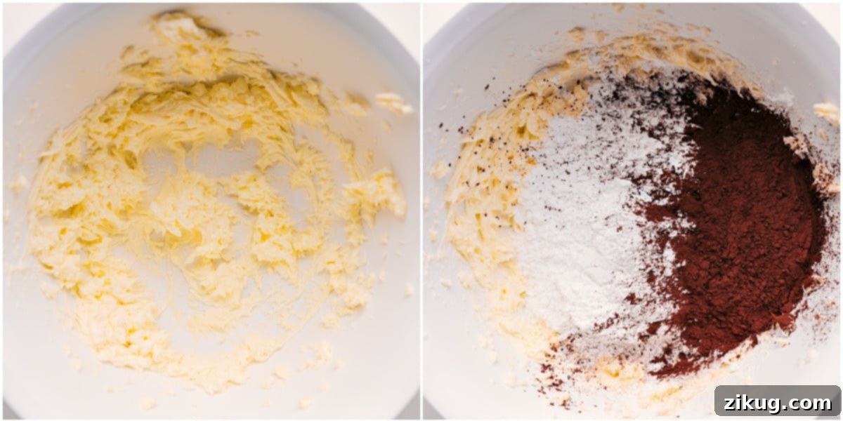 Creaming Buttercream Making Chocolate Buttercream Frosting
