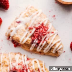 Strawberry Scones