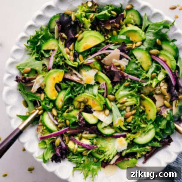 Salad Recipe, fresh and vibrant.