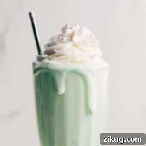 Finished Shamrock Shake
